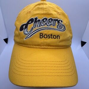Cheers Boston Hat Baseball Cap TV Show Novelty Adjustable Yellow Souvenir Unisex